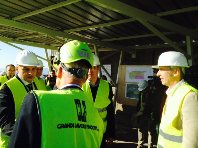 2014.11.14. - Rijeka - obilazak radova na izgradnji kontejnerskog terminala